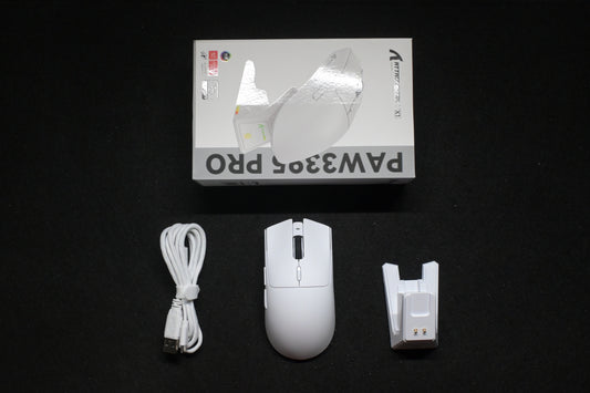 ATTACK SHARK X1 Tri-mode Gaming Mouse With Touchpad RGB Charging Dock PAW3395PRO Sensor