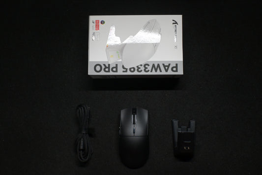 ATTACK SHARK X1 Tri-mode Gaming Mouse With Touchpad RGB Charging Dock PAW3395PRO Sensor