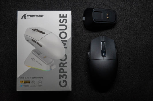 Attack Shark G3/G3 Pro Tri-mode Wireless Gaming Mouse 25000 DPI Ultra Lightweight